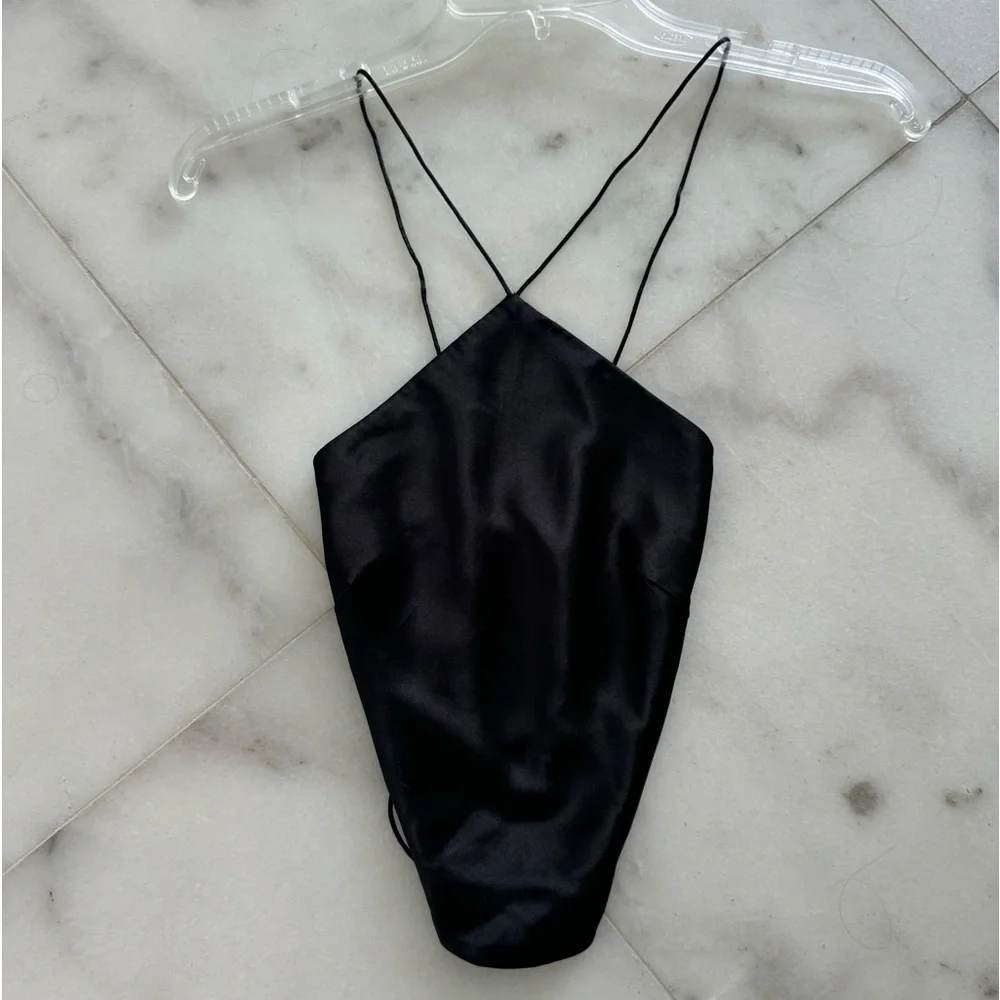 Silk Halter Top - Picture 3 of 3